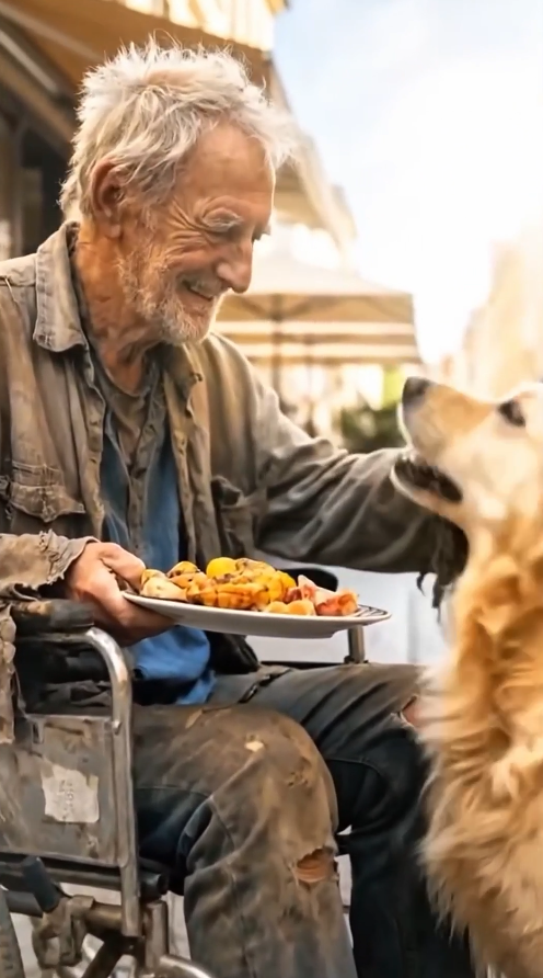 The Golden Retriever’s secret meal