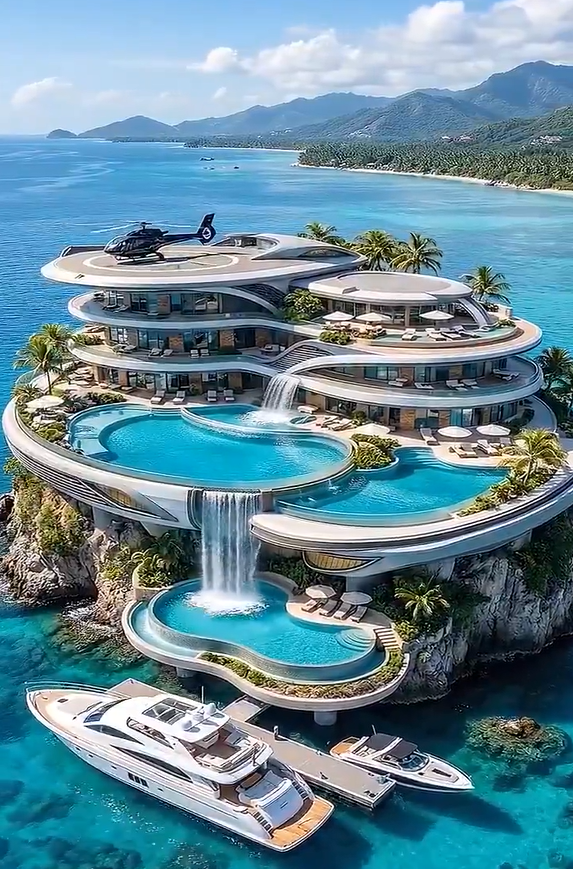 Masterpieces in the Ocean: From Deserted Island to Super Mansion.